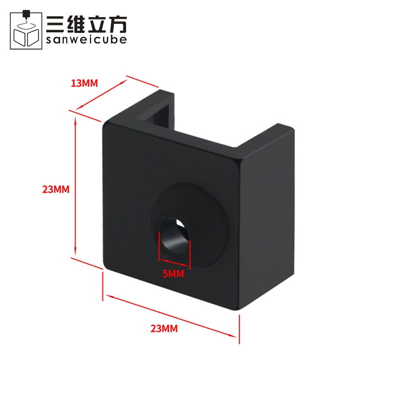 3D打印机配件CR10打印挤出头加热铝块硅胶隔热套保护套高温