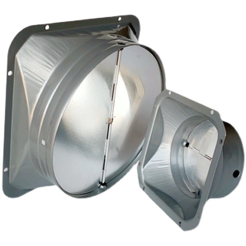 新法兰 金属新风系统圆形风管道止回阀止逆阀 风机油烟机管道接口