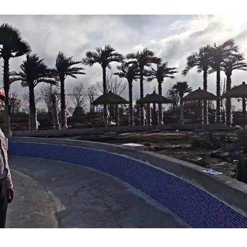 大型工程树造景水上乐园假树造景仿真椰子树厂家直销质量保证