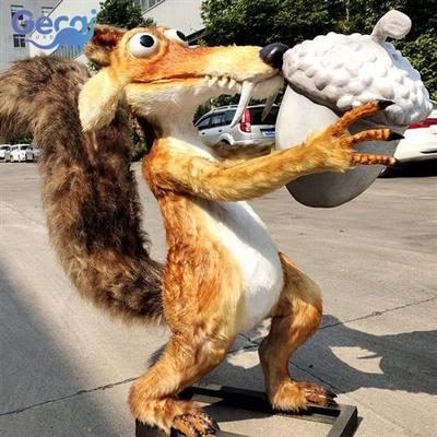 还原仿真动物模型景区园林公园户外展览室内装饰松鼠摆件厂家
