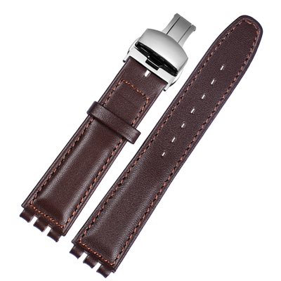 真皮表带斯沃琪适配牛皮表带