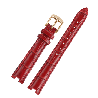 季娅唯适配天王永生花真皮手表带