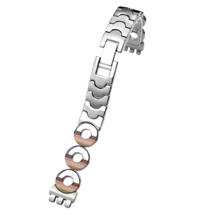 适配swatch不锈钢手表带女斯沃琪表带12mm凹凸口钢带 金属表链女