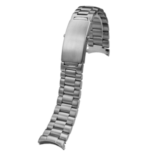 适配浪琴先行者祖鲁表带L3.811/810/820不锈钢手表带弧口表链22mm