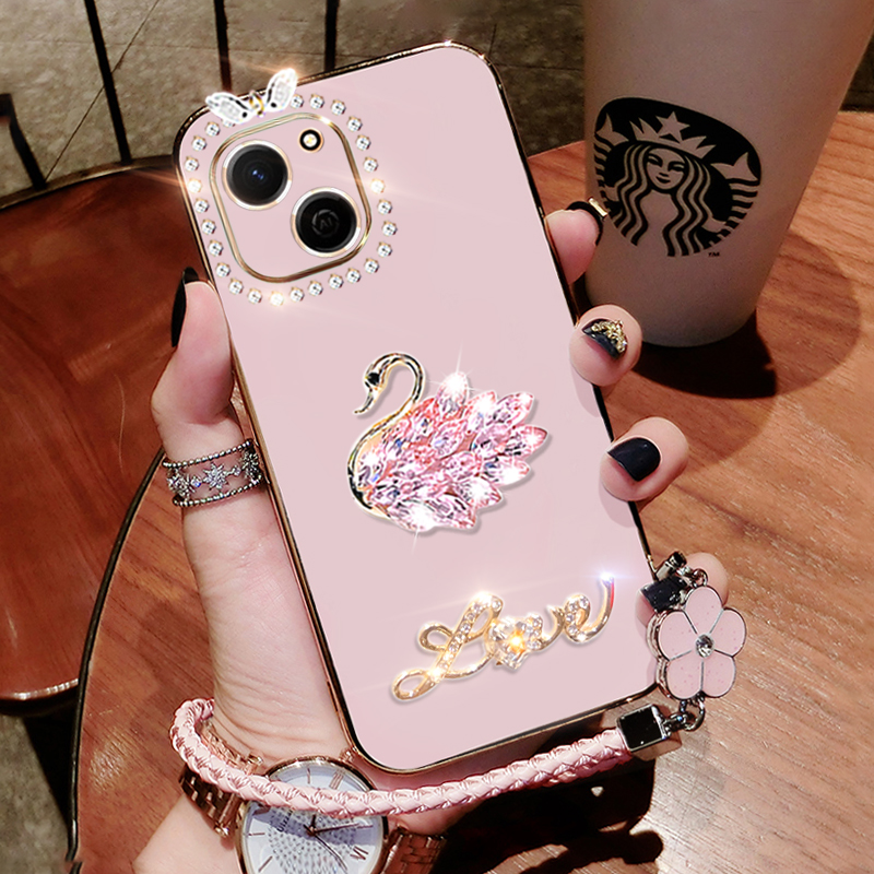 华为麦芒A20硅胶镶钻超薄新款