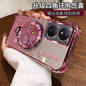 适用华为CLK一AN00硅胶全包荣耀畅玩50plus手机壳带支架honor气囊防摔puls.软壳CLKAN畅享透明ANOO外壳超薄女