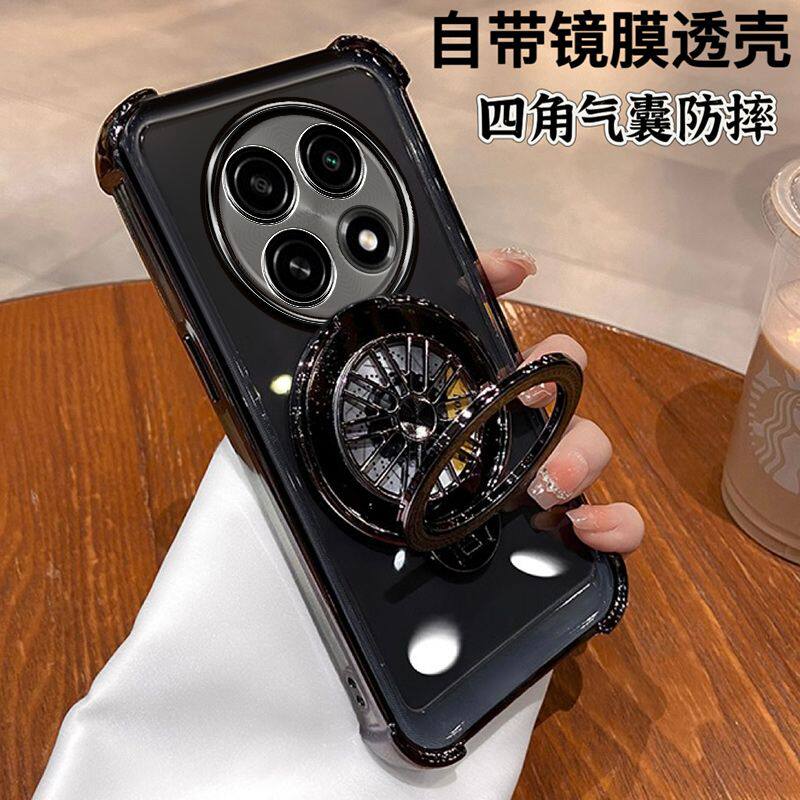 适用PLL110全包带支架oppoa6l手机壳oppo保护a6l硅胶套5g自带镜头膜a61气囊防摔opa新款l5g超薄oppopll男女款