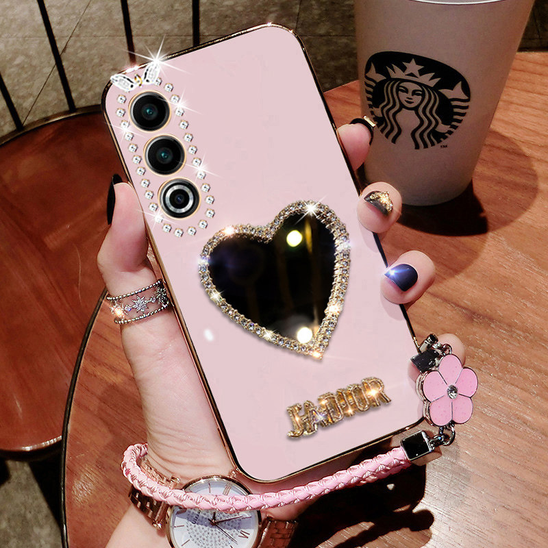 oppoA3x手机壳oppo A3x新款保护套5G全包边PKD130硅胶防摔opa软壳0pp0带钻oppopkd补妆镜oppa超薄x5g潮女ins