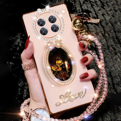 华为mate50e硅胶镜面网红新款