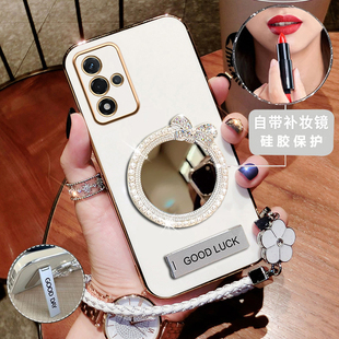 oppoA93s手机壳oppo A93s保护硅胶套5G全包防摔PFGM00软壳补妆镜s5g网红oppa带支架opopa外壳0pp0女opooa新款