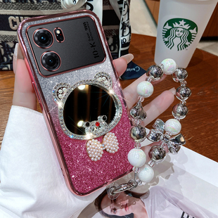 oppoK10手机壳oppo保护K10pro硅胶套镜子5G全包PGJM10新款防摔oppk透明opook软壳opopk105g外壳女款K1O高级感