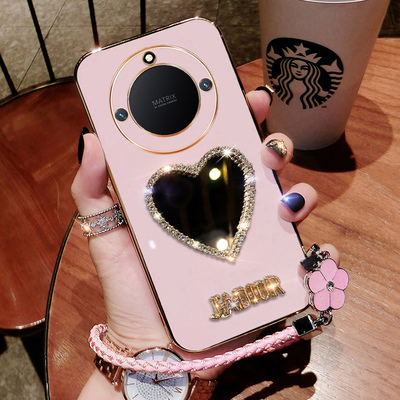 华为荣耀X40硅胶镜子全包新款