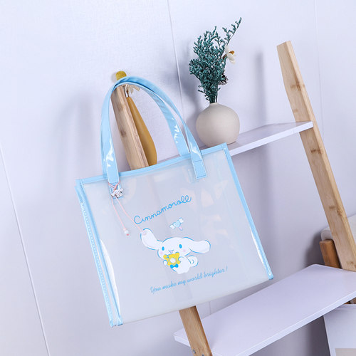 尚盈玉桂狗手提包ins防水果冻包