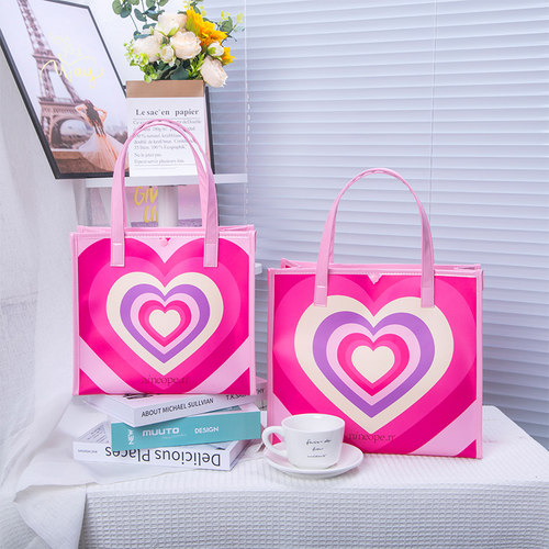 商盈爱心发射大容量女托特果冻包