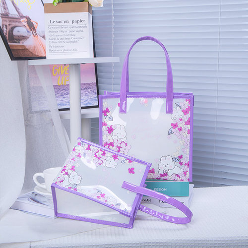 pvc透明果冻包大容量单肩果冻包