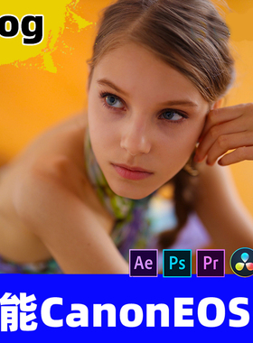 Canon佳能EOS R R5 R6 Clog照片视频灰片后期调色还原预设lut滤镜