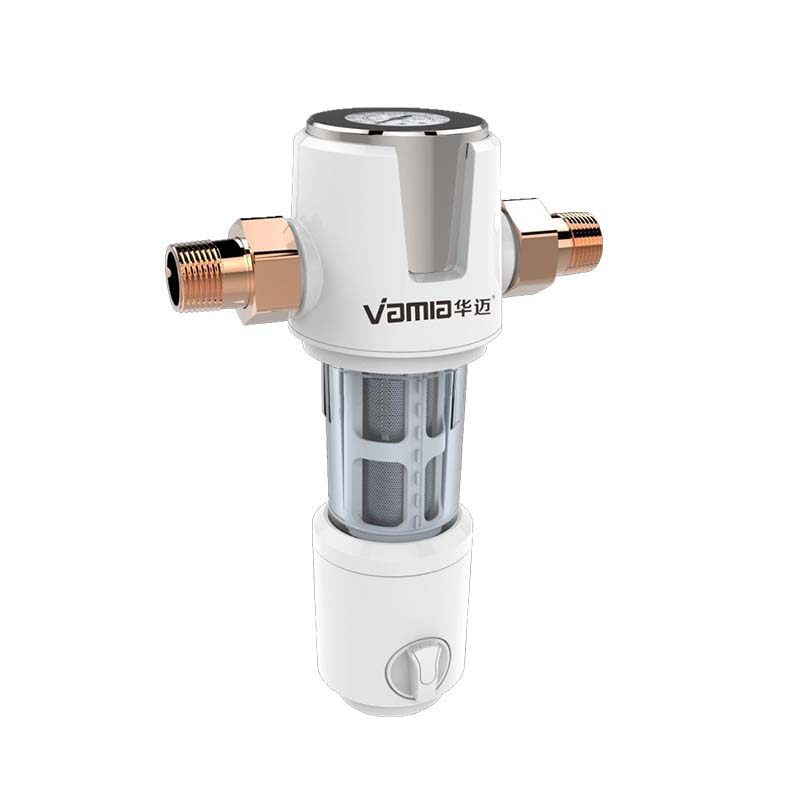 华迈hm-200a前置过滤器家用中央管道过滤器3t大流量实时水压监控