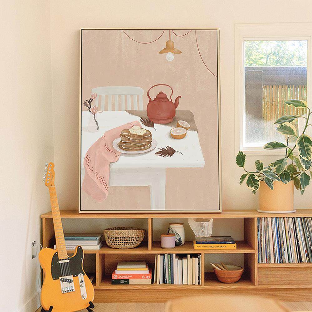 北欧ins奶油风客厅沙发花卉装饰画餐厅卧室床头温馨桌面摆画挂画,家居饰品,现代装饰画,淘宝优惠券,粉丝福利购,淘宝优惠卷