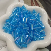 Бусины «Голубая вода» разных размеров (50 г в упаковке)