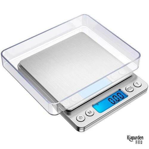 天晟i2000料理秤烘焙称0.01g高精准度秤不锈钢电子秤家用小型料理