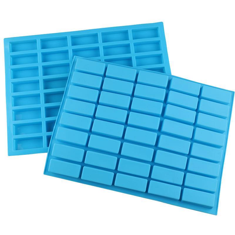 40连小长方形冰格硅胶模具水晶鸭舌冻创意境冷菜鹅肝龙虾蟹肉皮冻