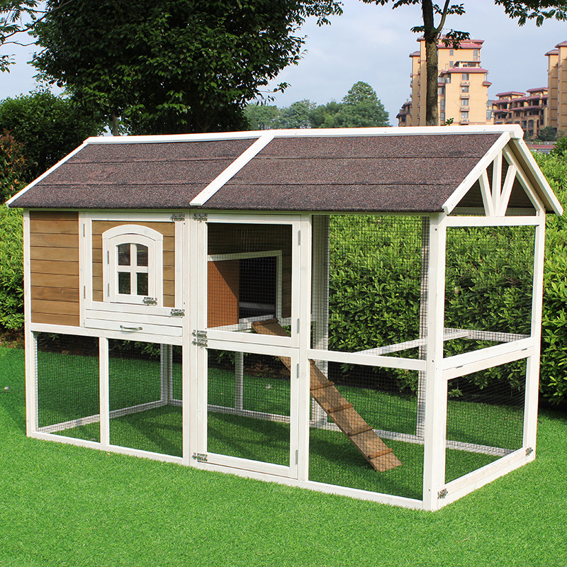 室外实木制户外鸡笼子鸡窝鸡舍鸡房子蛋鸡笼兔笼猫舍鸽子鸟笼家用