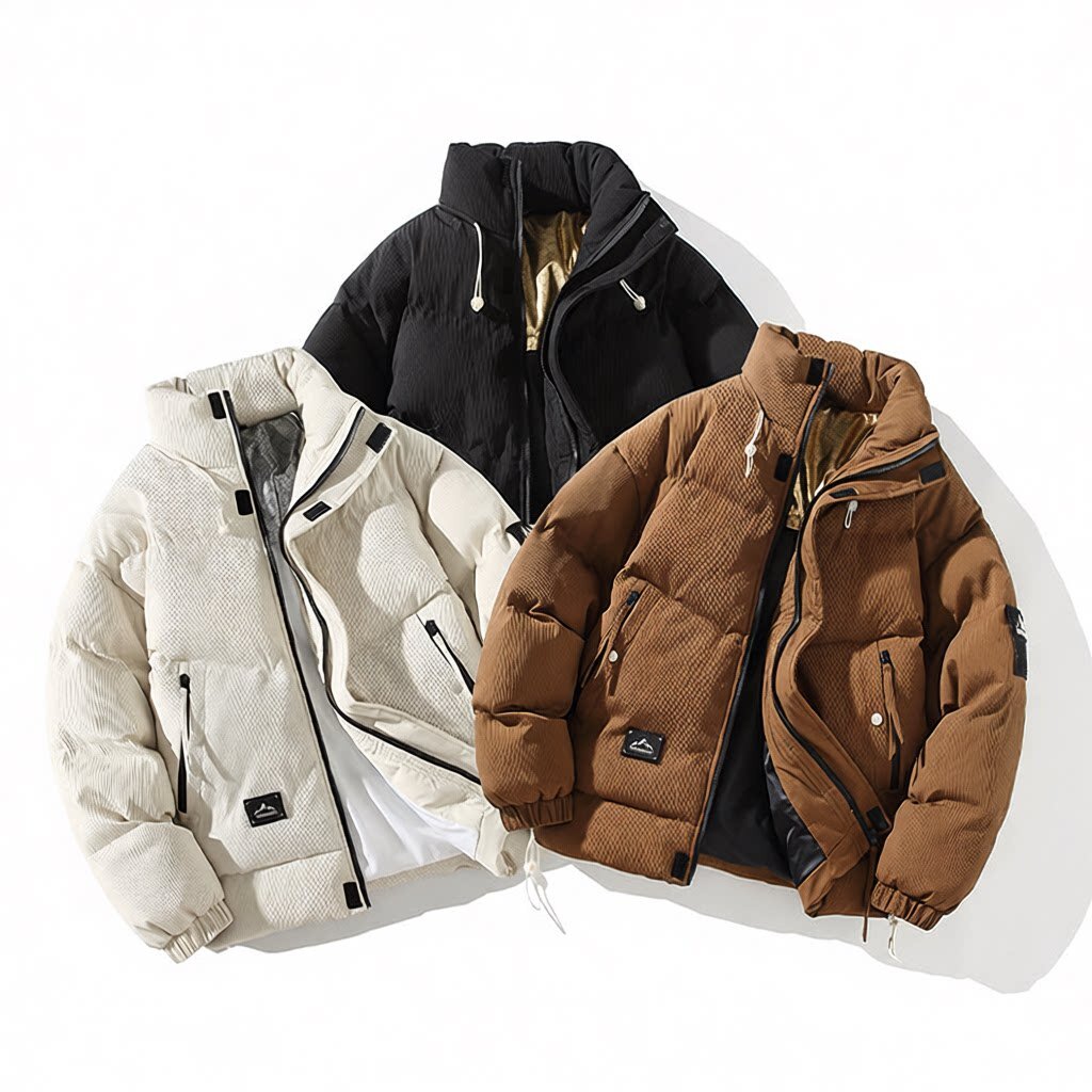 户外冲锋棉衣棉服男士秋冬季加厚
