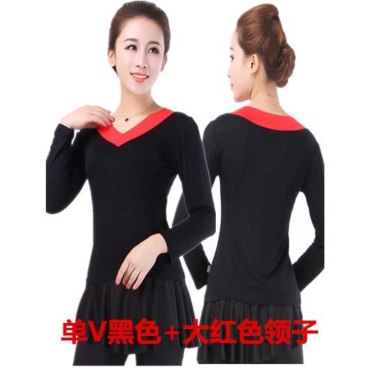 特价广场舞蹈服短袖单件长袖上衣瑜伽服夏秋新款拉丁舞服OV0UmCG