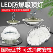 国标led防爆灯吸顶挂钩椭圆防潮水厂房仓库三防隔爆型应急照明灯