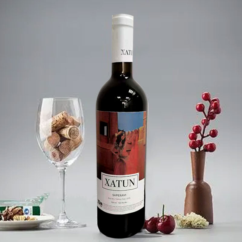 圣女系列 阿塞拜疆原瓶进口 红葡萄酒 萨佩拉维 干红葡萄酒750ML