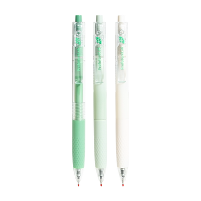 晨光文具大容量按动中性笔