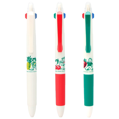 晨光按动四色热可擦中性笔多机能