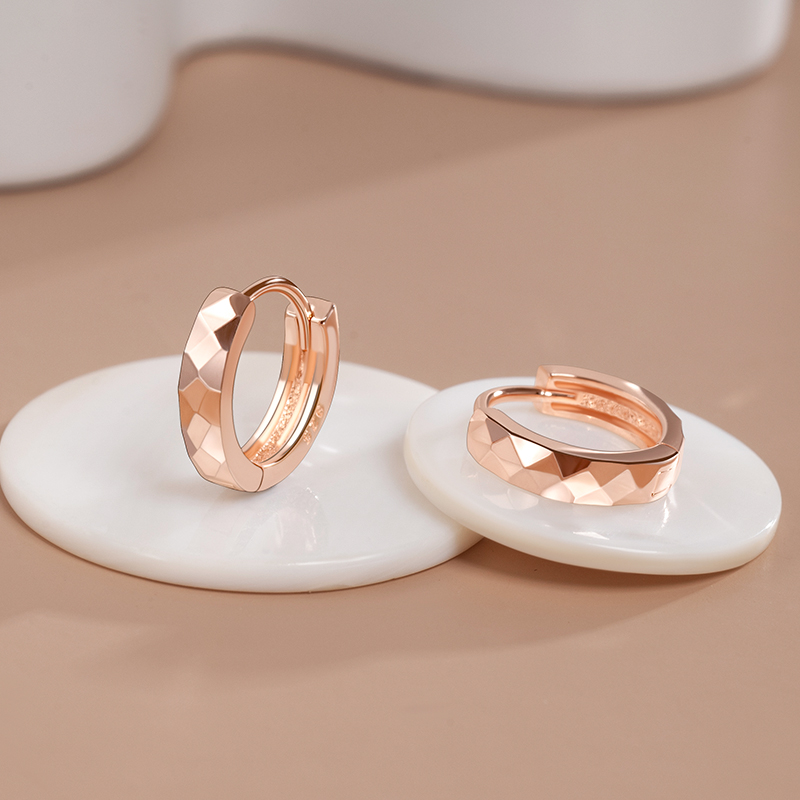 精致简约925纯银女防过敏耳环