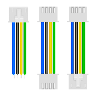 XHB2.54带锁扣端子线 22AWG耐高温硅胶软线大电流电子线2/3/4/6p