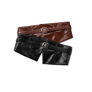 宽边腰带女款百搭超宽高档腰封外搭装饰配裙腰封束腰新款加宽腰封