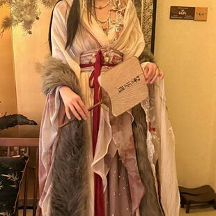 2025年云间山泽原创【虞姬】汉元素齐腰战国袍异型花边吊带大袖衫