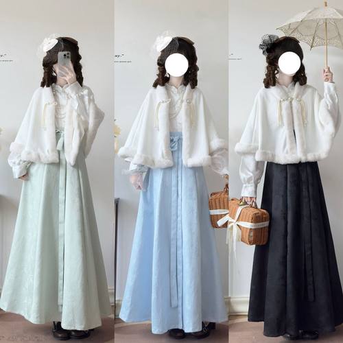 醉墨笙箫原创汉服【初雪