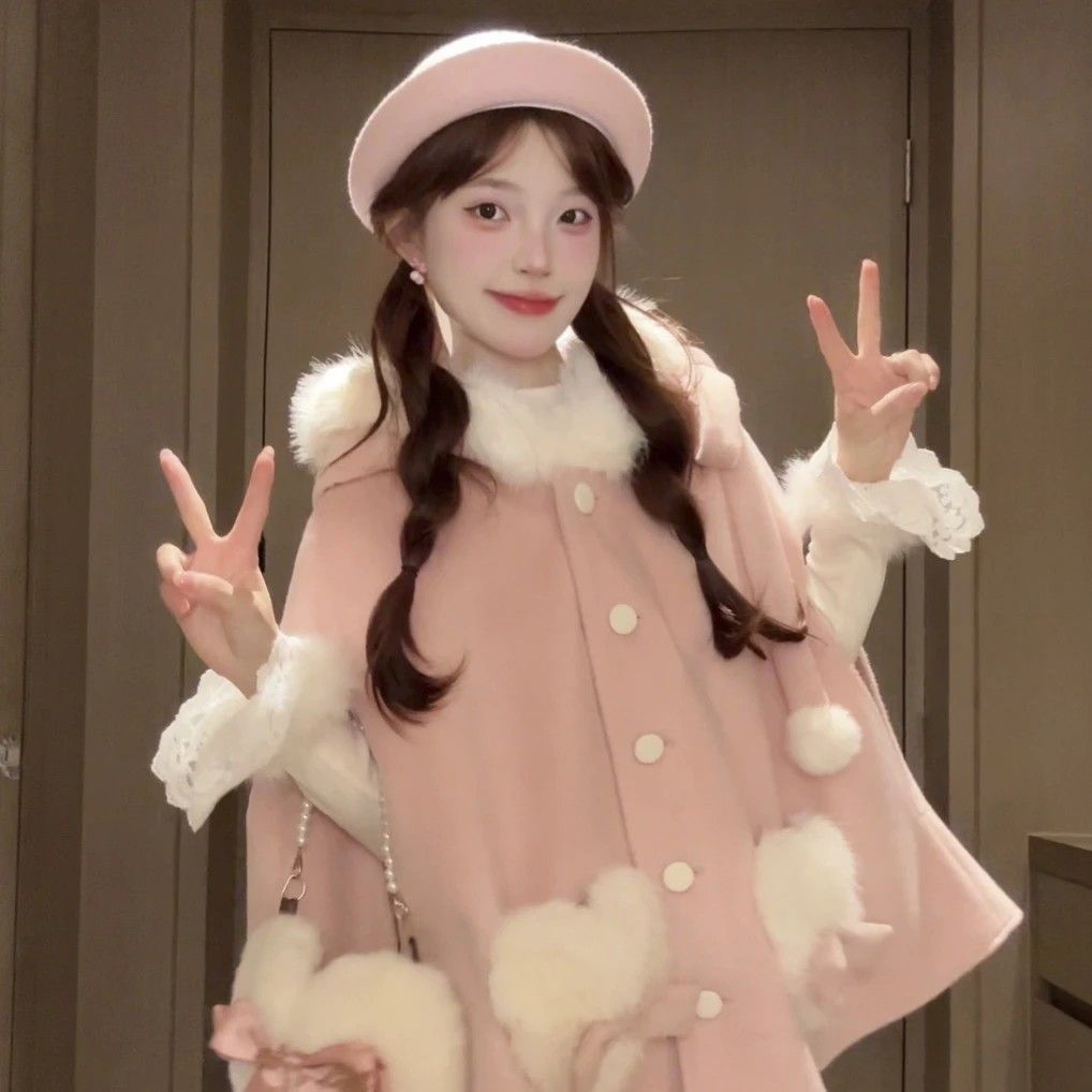 粉兔绵绵【秋季新品】lolita毛球