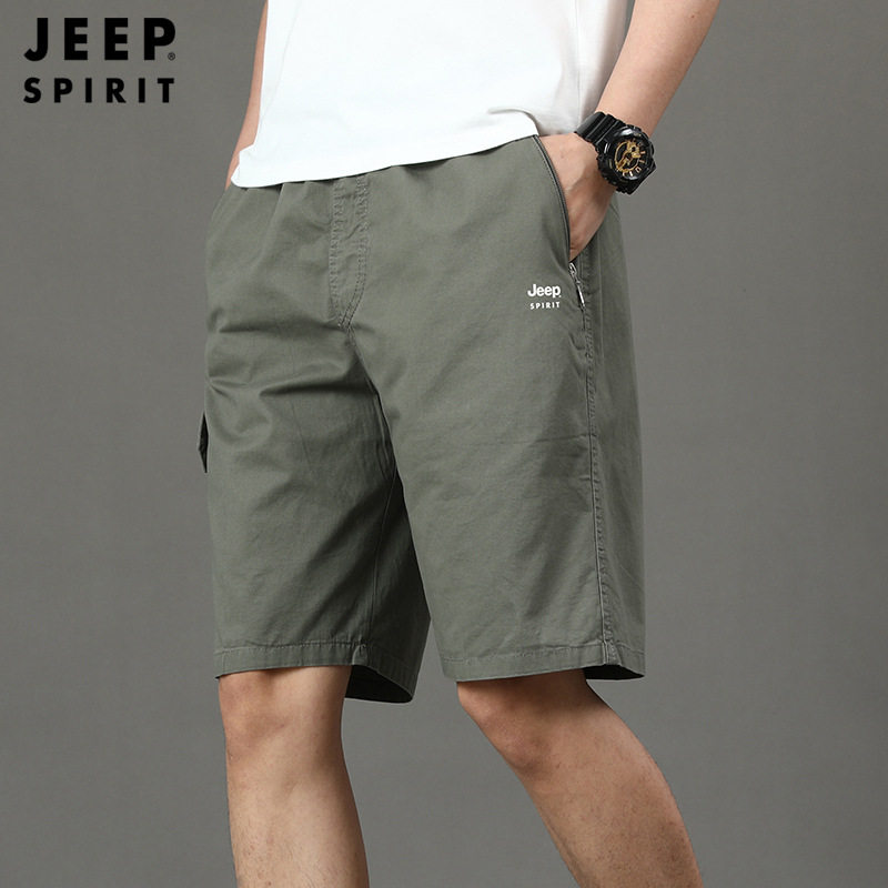 JEEP SPIRIT吉普运动短裤男士夏季新款五分裤透气速干裤短裤潮,男装,短裤,淘宝优惠券,粉丝福利购,淘宝优惠卷