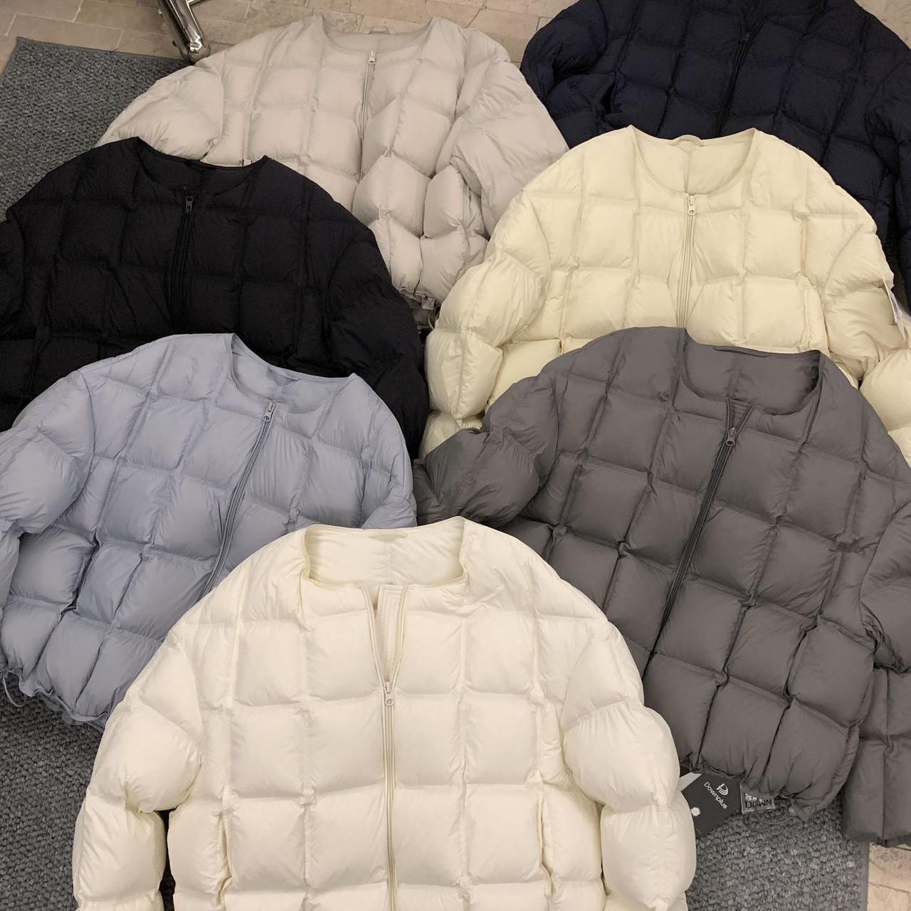 韩系云朵泡芙羽绒服带质检保暖羽绒服外套