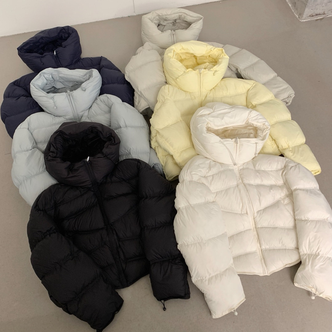 L冬上新连帽拉链抽绳时尚保暖羽绒服外套（不退不换）