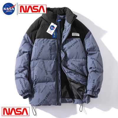 NASA联名潮牌羽绒棉服男