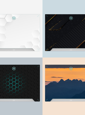 几何风景笔记本贴膜适用华硕天选4 FX507 4PLUS飞行堡垒9无畏15/16天选3/2/1代15.6寸A豆14灵耀电脑外壳贴纸