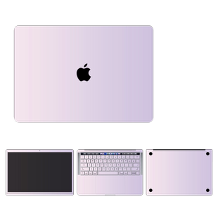 简约纯色笔记本贴膜适用苹果MacBookPro13 AIR11 A2338 2337 2159 2241 2179 1932 1990 1989 2289电脑壳贴纸