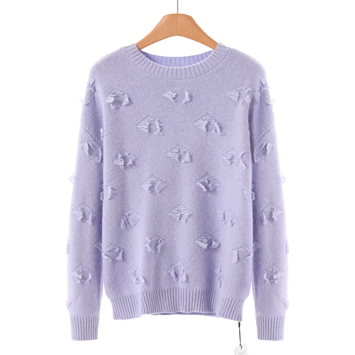 专柜639 11%兔毛【序】冬装 减龄温柔娴熟含绵羊毛毛衣212