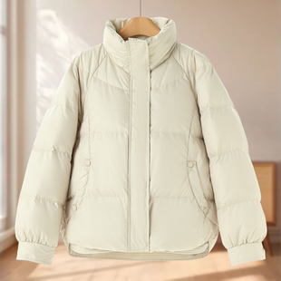 专柜999【妍B】冬季 立领插肩袖保暖面包短羽绒服623