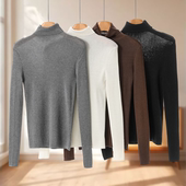 8%羊绒 新款 申 抗起球毛针织衫 60%羊毛 冬季 堆堆高领基础款 002