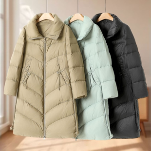 朗 新款 松紧束口防风袖 冬季 女装 立领羽绒服269