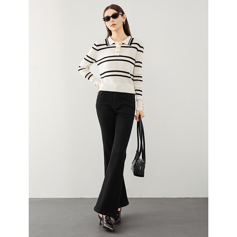 专柜439【兰】冬装 修身筷子腿高腰棉弹牛仔鱼尾裤050,女装/女士精品,牛仔裤,淘宝优惠券,粉丝福利购,淘宝优惠卷