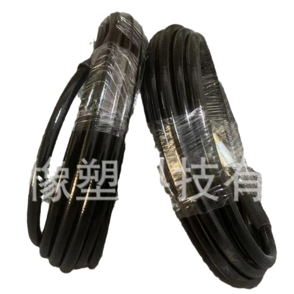 清洗机软管黑色光面高压橡胶软管纤维编织出水管排水管